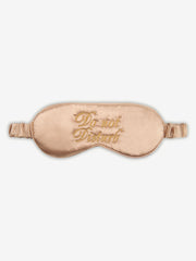 Sleep Mask Deluxe Gold Brown